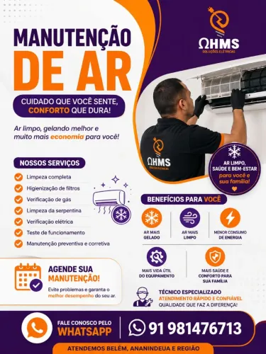 Limpeza e Manutenção de central de ar.