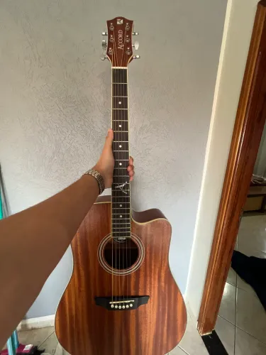 Violão Accord Folk Elétrico Aço com Afinador