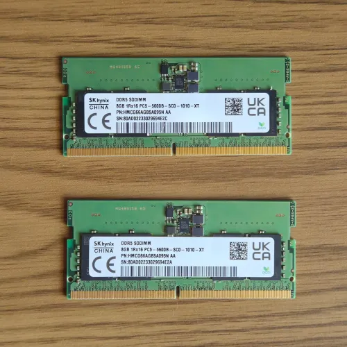 Memória RAM 16GB(2x8) DDR5 5600Mhz Sk hynix