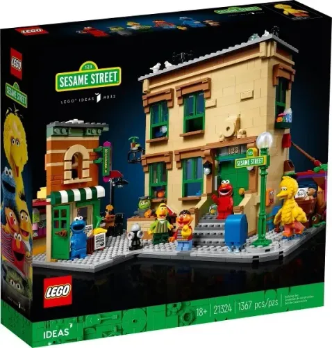 A vila Sezamo. 1.348pçs. Completo! Blocos de montar tipo Lego