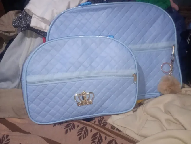 Bolsa Maternidade azul