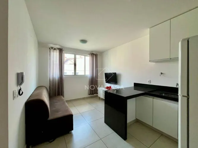 Studio com 1 dormitório para alugar, 36 m² por R$ 3.764/mês - Ouro Preto - Belo Horizonte/