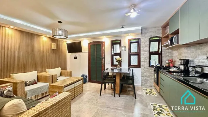 Lindo apartamento com 1 dormitório a venda na Praia do Lázaro Ubatuba SP