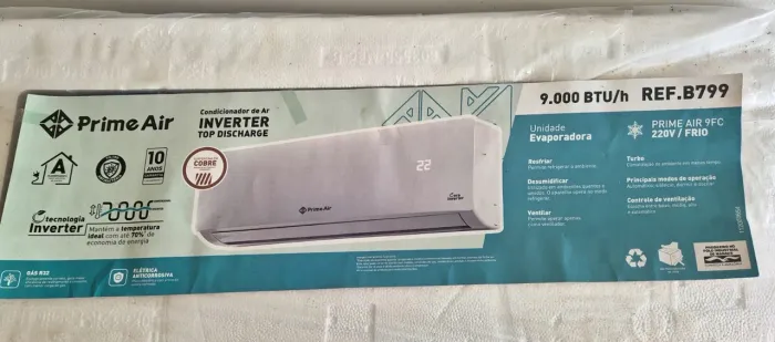Ar-condicionado novo 9000 btu/h inverter