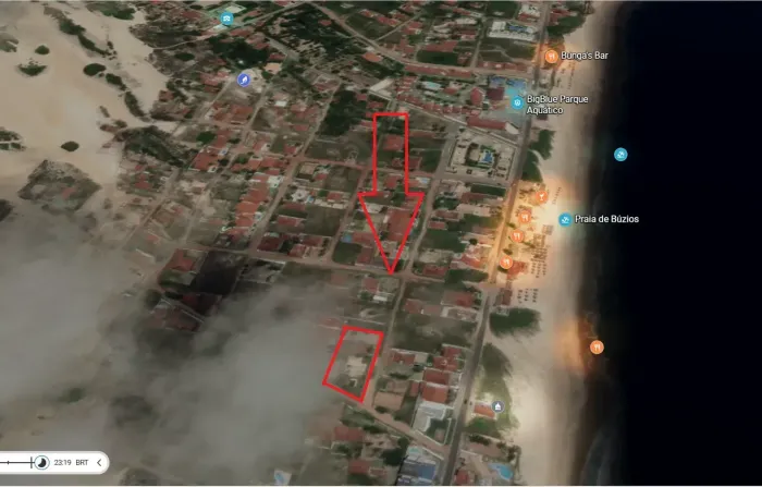 Área de esquina, 2.331 m² Praia de Buzios. OPORTUNIDADE R$ 250 MIL