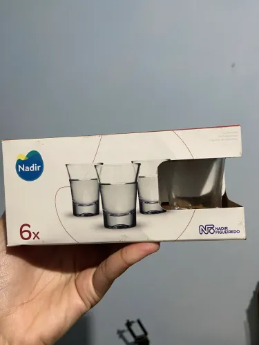 3 caixa com 6 unidades - Copo de shot (vidro)