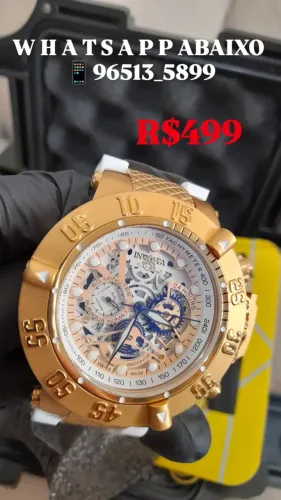 Relógio INVICTA SUBAQUA SKELETON NOMA III _ ENTREGAMOS