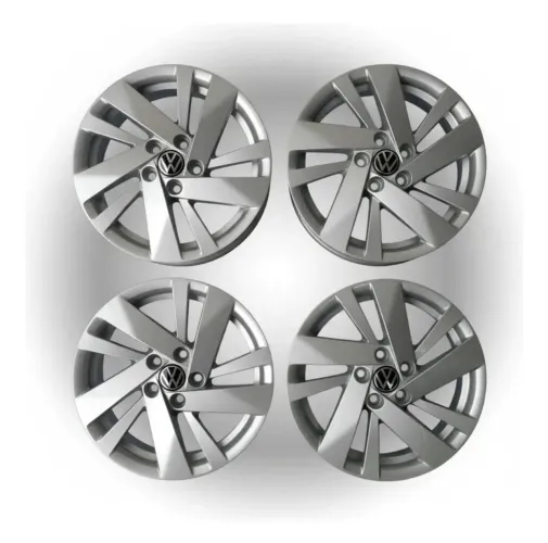 Jogo 4 Rodas Originais VW Polo Sense 2026 Aro 15 Liga Leve - 5x100