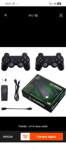 Vedeo game stick diversos jogos qualidade top