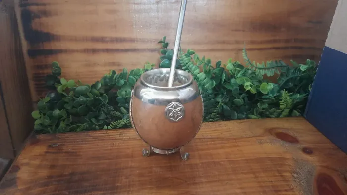 Cuia e bomba chimarrão 