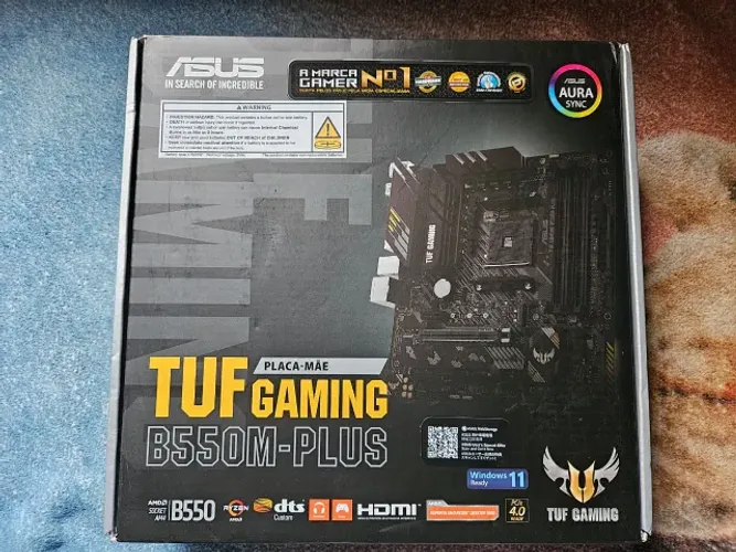 Placa Mãe TUF ASUS B550M-PLUS 1 Ano de Garantia Nova Lacrada