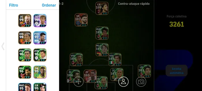 CONTA TOP EFOOTBALL - FORÇA COLETIVA 3261+