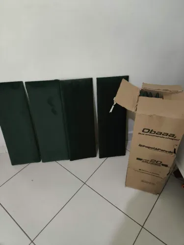 Protetor de cama verde escuro