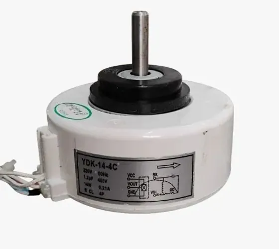 MOTOR VENTILADOR EVAPORADORA ELGIN, KOMECO, MIDEA, YORK 7 A 12000BTU MOD YDK-14-4C 14W