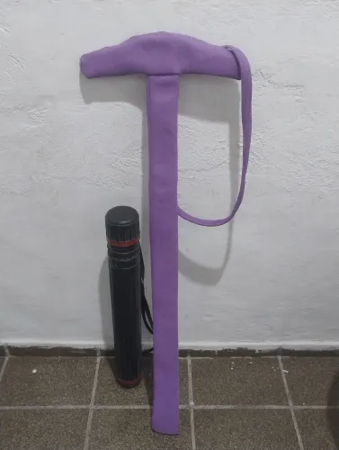 Régua e tubo para projeto de arquitetura 