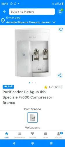 Bebedouro IBBL fr800 com compressor 220v novo na caixa