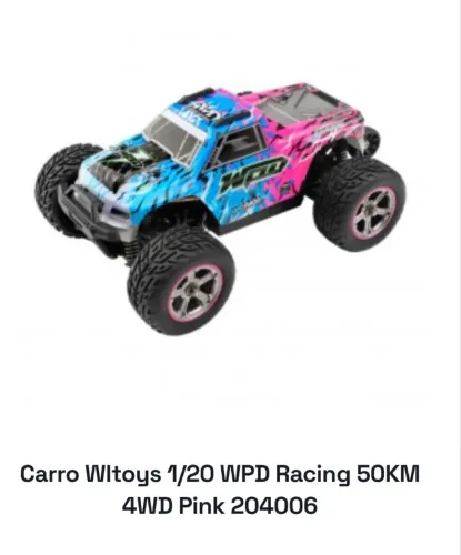 Carro Wltoys 1/20 WPD Racing 50KM 4WD Pink 204006