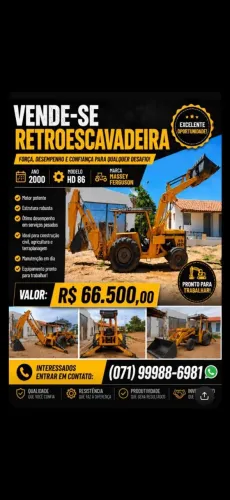RETROESCAVADEIRA MASSEY FERGUSON