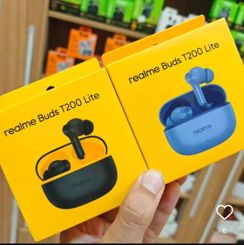Fones REALME T200 Lite. Original alta qualidade. Novo lacrado com garantia