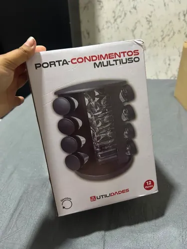 Porta condimentos com 12 (na caixa)