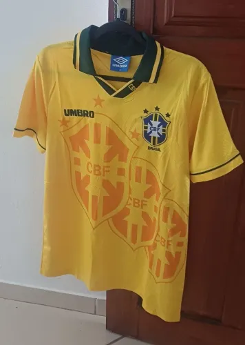 Camisa Retrô da Seleção Brasileira Tetra
