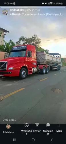 Vendo conjunto trabalhando, NH 12/380 - caçamba Metalesp 2020
