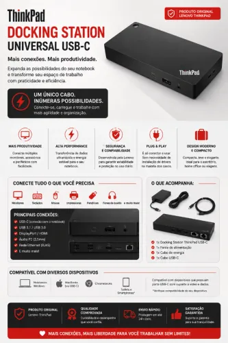 Docking Station Lenovo USB-C
