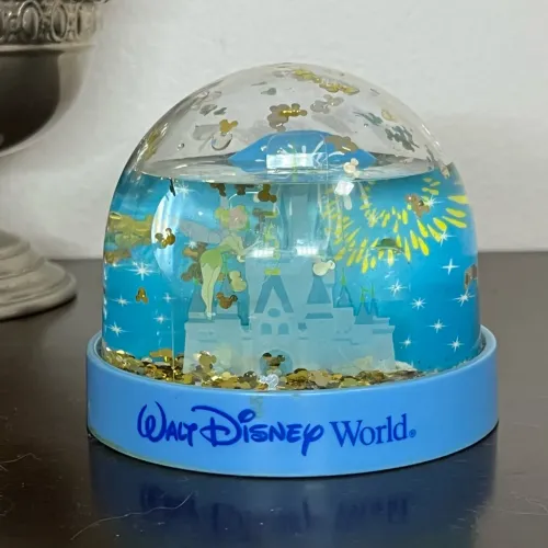 RARO Globo de Neve Parque da Disney Sininho Tinkerbell Castelo 2010