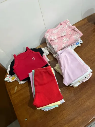 Lote roupas Rn menina usada em bom estado 