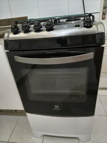 Fogão 4 Bocas Electrolux - Branco Vidro Interno Removível - Bivolt