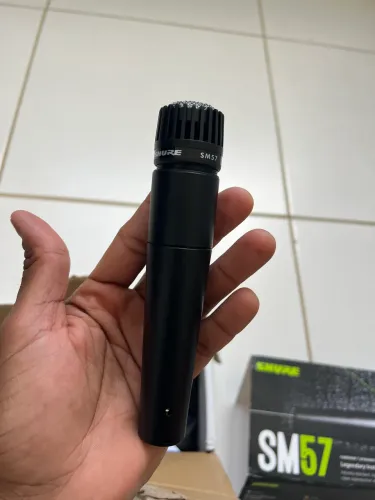 Microfone Shure Sm57 - Nunca Usado 