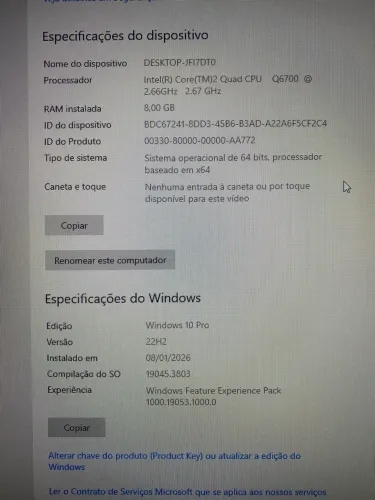 Pc para trabalho ou estudos