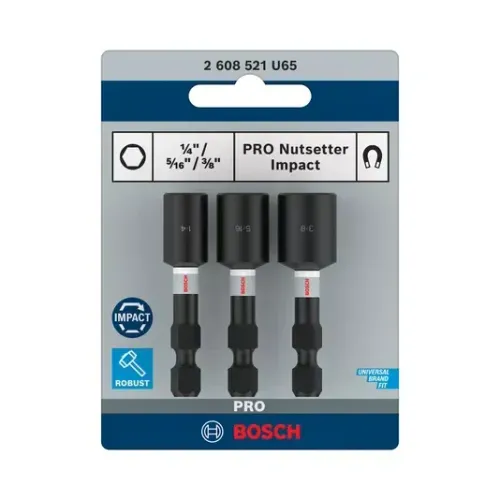 Bosch Kit De Soquetes 50Mm Pro Impact Com 3 Peças