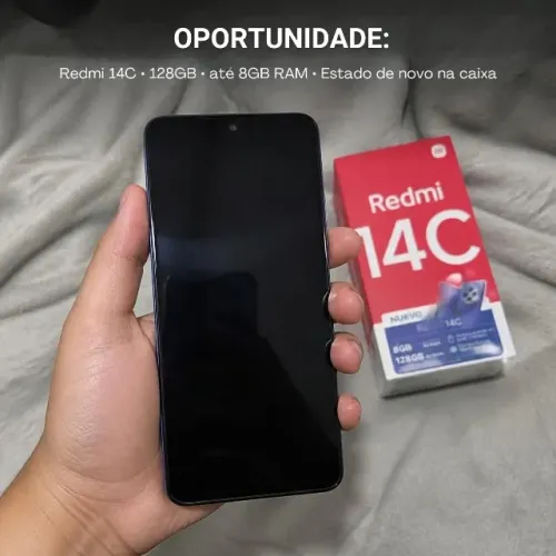 Xiaomi Redmi 14C 128GB / Até 8GB RAM - Câmera 50MP [Na Caixa]