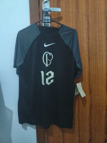 CAMISA CORINTHIANS HOMENAGEM AO CÁSSIO NA ETIQUETA 