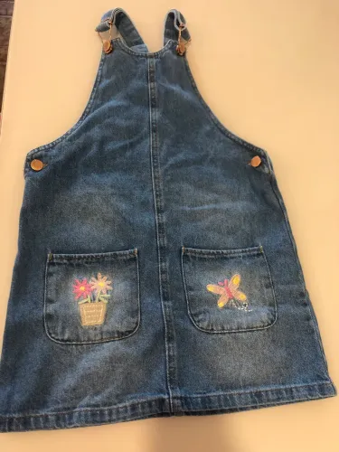 Jardineira jeans TAM 10