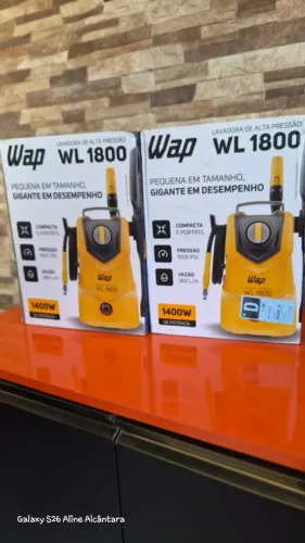 Lavadora de Alta Pressão Compacta WAP WL 1800 1400W 1500PSI, Nova