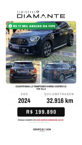 Mini Cooper Countryman S E All4 1.5 Híbrido 2024