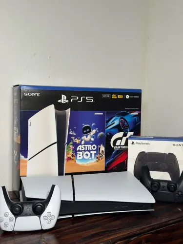 ? PS5 SLIM DIGITAL 1TB + 2 CONTROLES | HALL EFFECT + 4 PADDLE