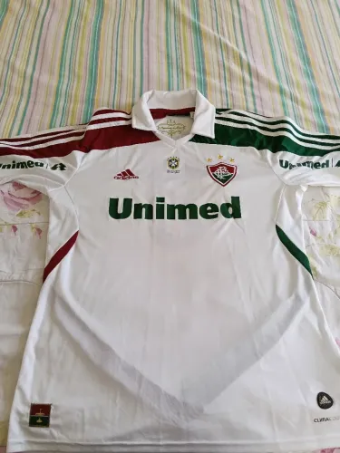 CAMISA DO FLUMINENSE, BRANCA, TRI-CAMPEÃ BRASILEIRA. A
