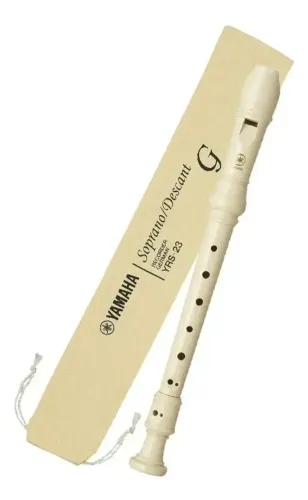 Flauta Doce Yamaha Soprano / Descant Yrs-24b/yrs-23g Germânica