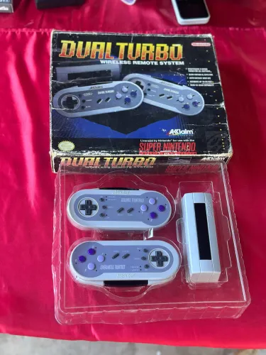 Dual Turbo Wireless Remote System SNES