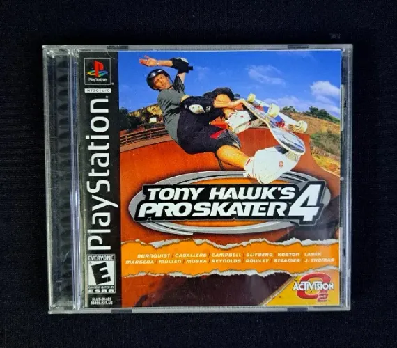 Tony Hawk's Pro Skater 4 Original Americano Completo - PS1 Playstation 1