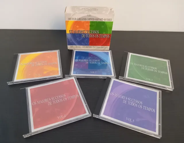 Coletânea 5 CDs Os Maiores Sucessos de Todos os Tempos