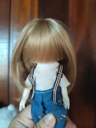 Peruca para boneca bjd