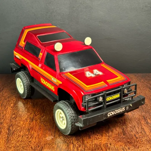 Carrinho Colossus Estrela Original Anos 80/90 c/ Caixa e Controle Remoto - Raridade