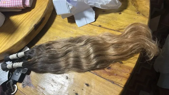 Mega Hair Vietnamita 150g - 55/60cm Cabelo vietnamita 100% humano, 150g, comprimento de 5