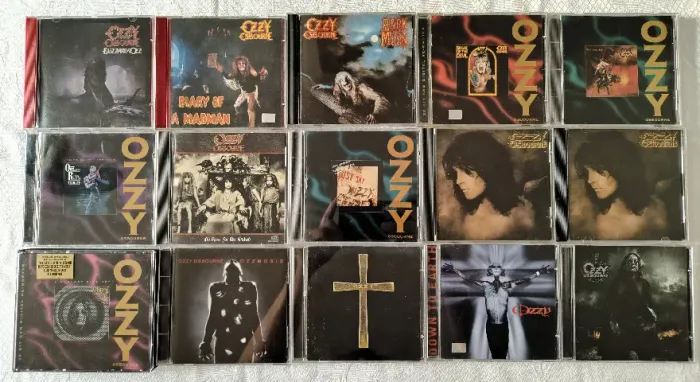 Coleção Ozzy Osbourne com 15 CDs