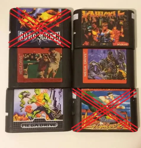 Lote Jogos Mega Drive