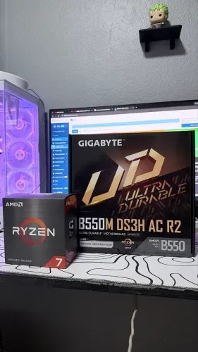 Kit Ryzen 7 5700x + B550m wifi gigabyte + 32GB Ram 3200mhz
